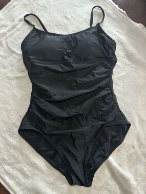Kona Sol Black One-Piece Swimsuit